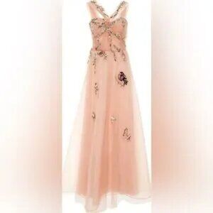 PatBO Patricia Bonaldi Atelier A-Line Tulle Gown With Appliques NWT